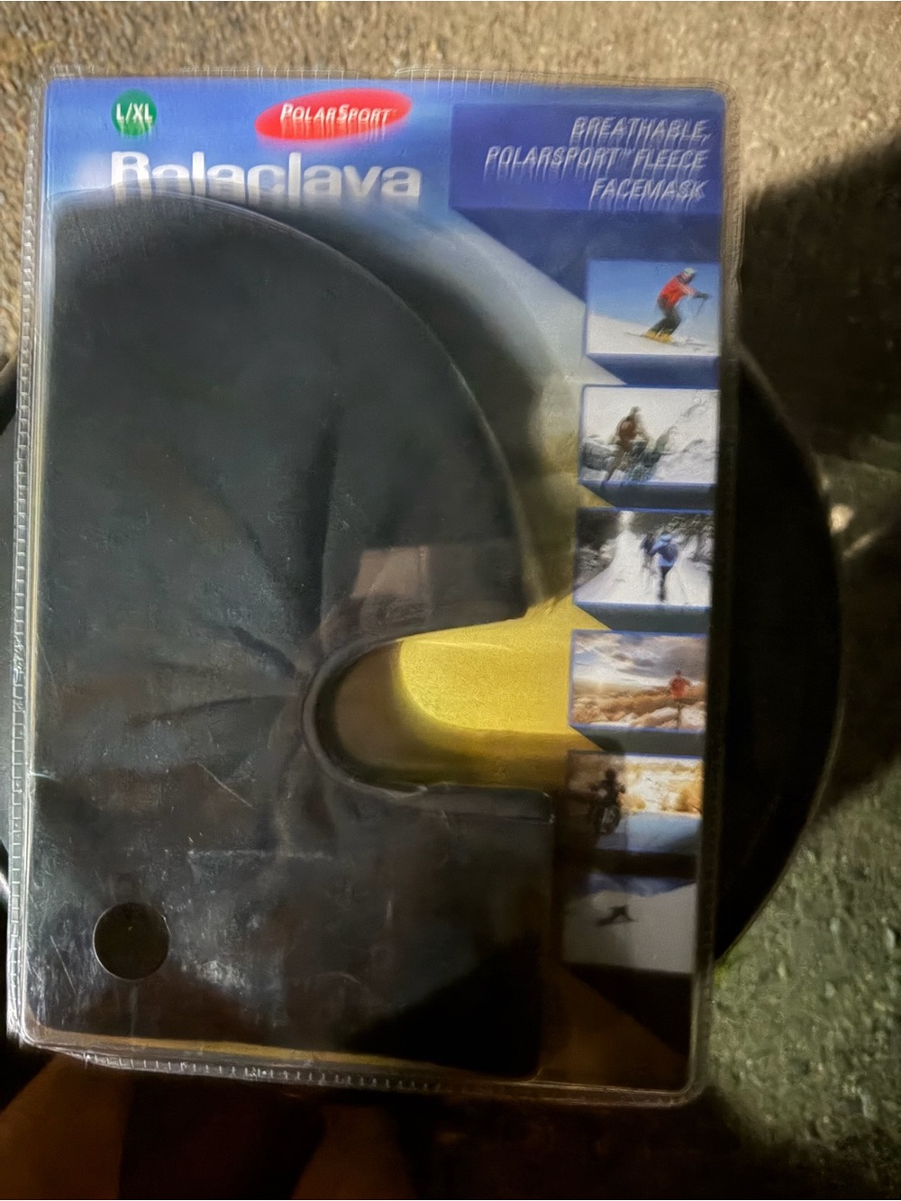 Black Balaclava L/XL - Breathable Fleece Face Mask